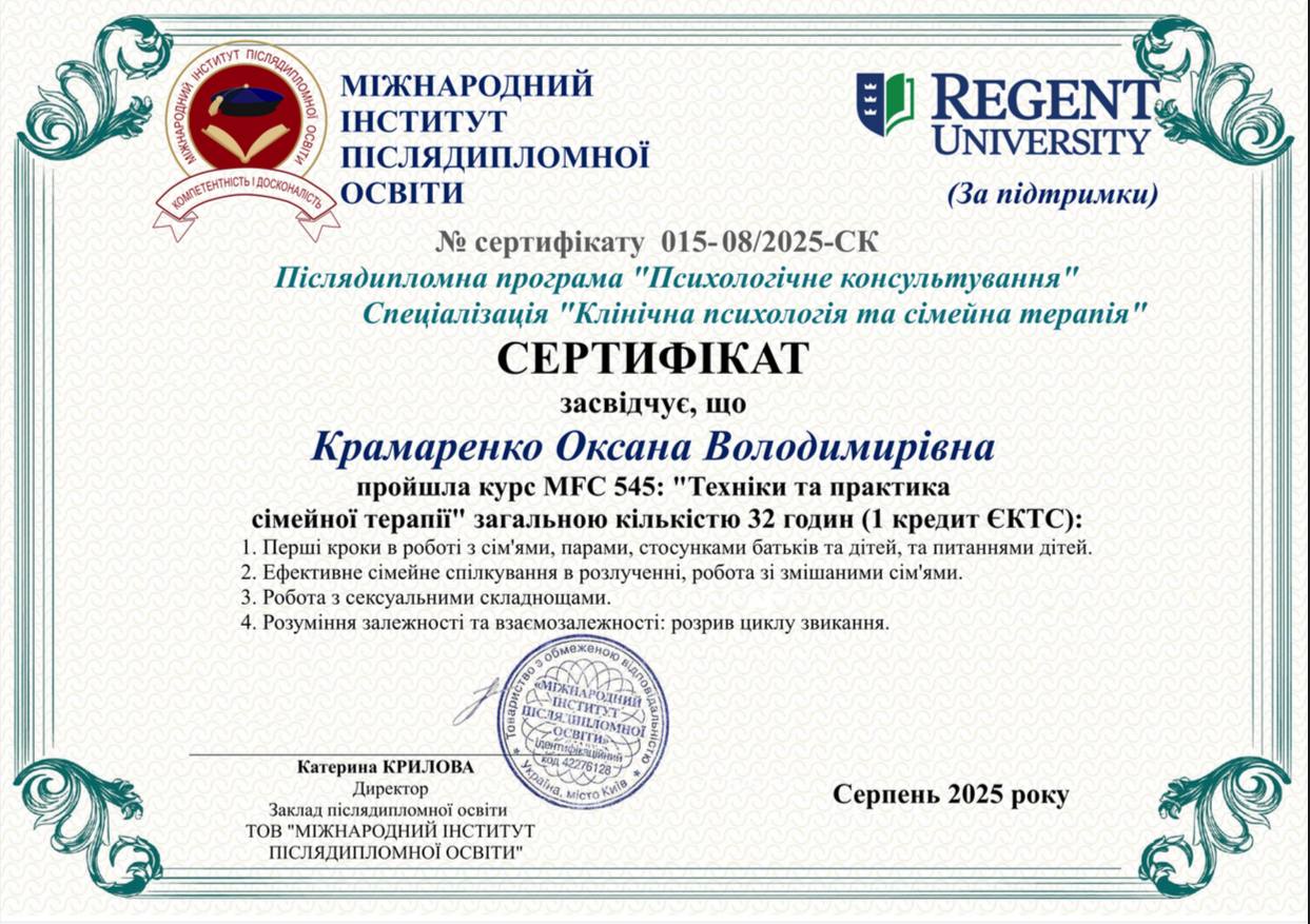 Сертифікат 4